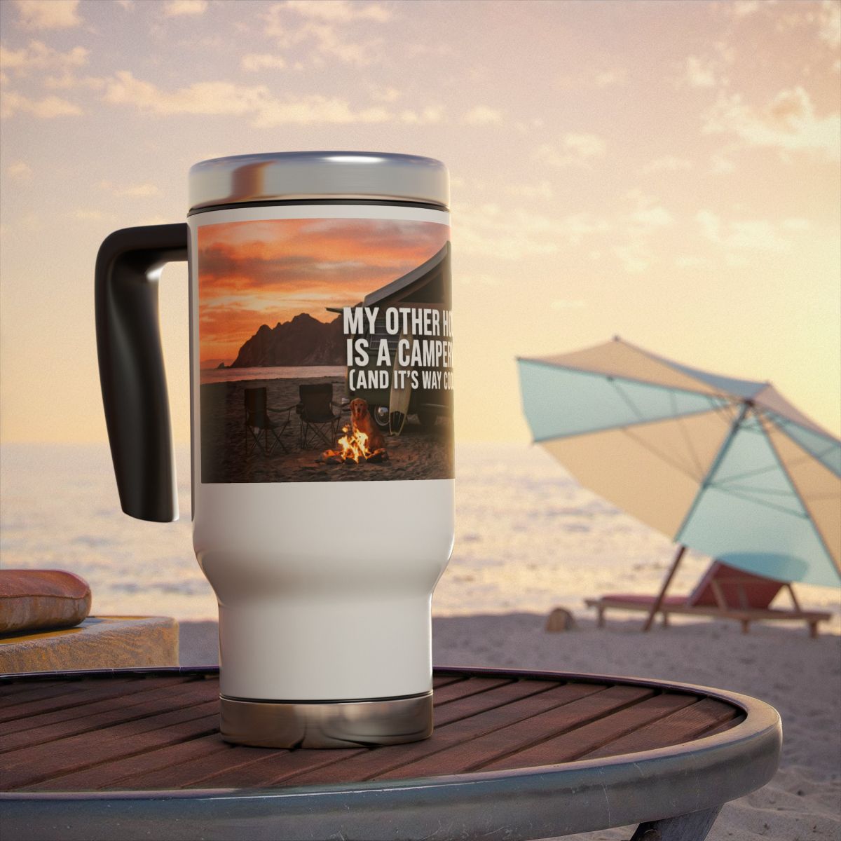 Accent Coffee Mug (11, 15oz) - "Coffee in Hand, Adventure Planned"