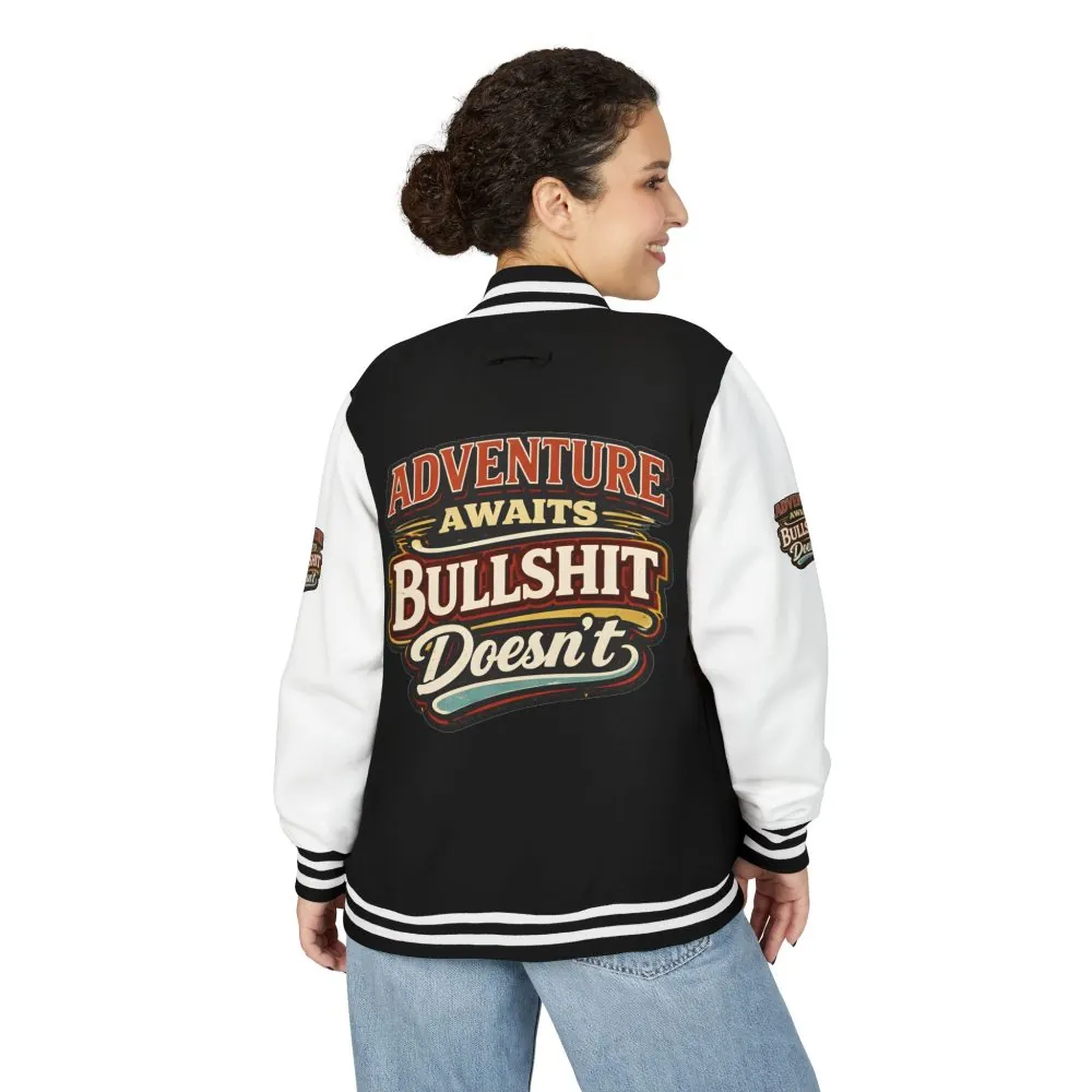 10051838542210281527_2048.jpeg Unisex Heavyweight Letterman Jacket — "Adventure Awaits" Design F**K-Line