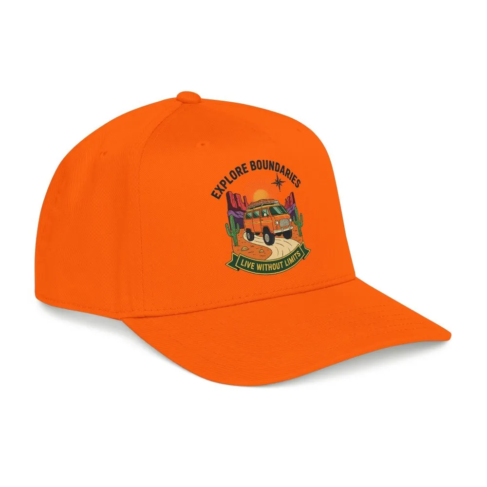 10174209015403023056_2048.jpeg Baseball Cap— "Eplore Boundaries-Live without limits" Mid Profile Baseball Hat