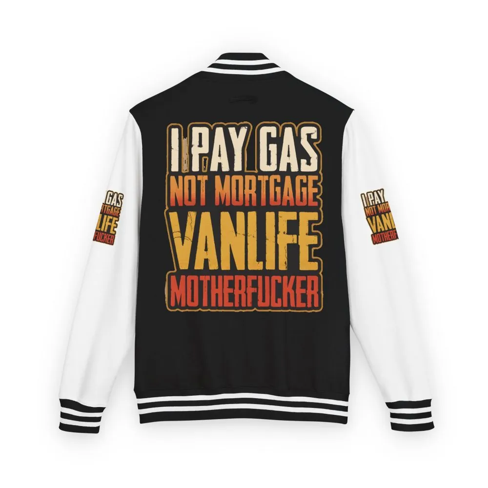 10480572467704233688_2048.jpeg Unisex Heavyweight Letterman Jacket — "I Pay Gas Not Mortgage" Design F**K-Line