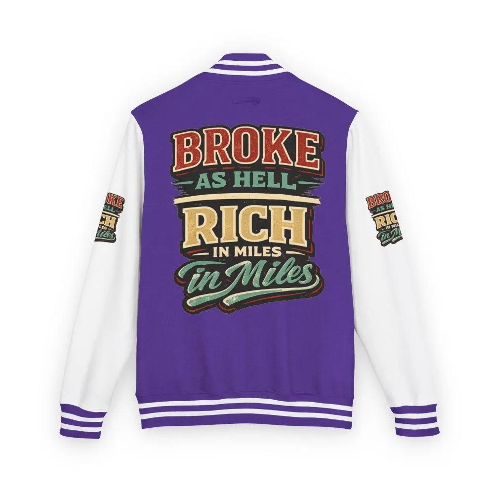 11268063934748659828_2048.jpeg Unisex Heavyweight Letterman Jacket — "Broke As Hell" Design F**K-Line