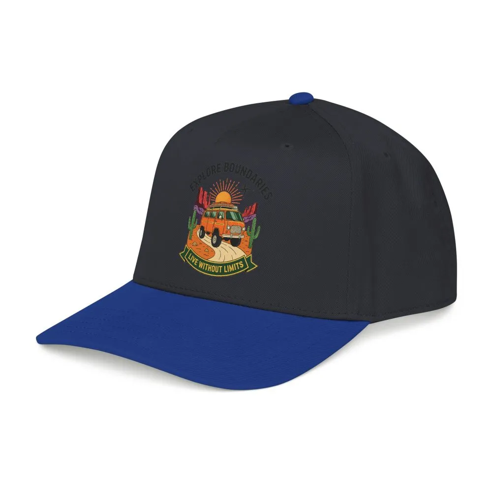 11426900536643449056_2048.jpeg Baseball Cap— "Eplore Boundaries-Live without limits" Mid Profile Baseball Hat