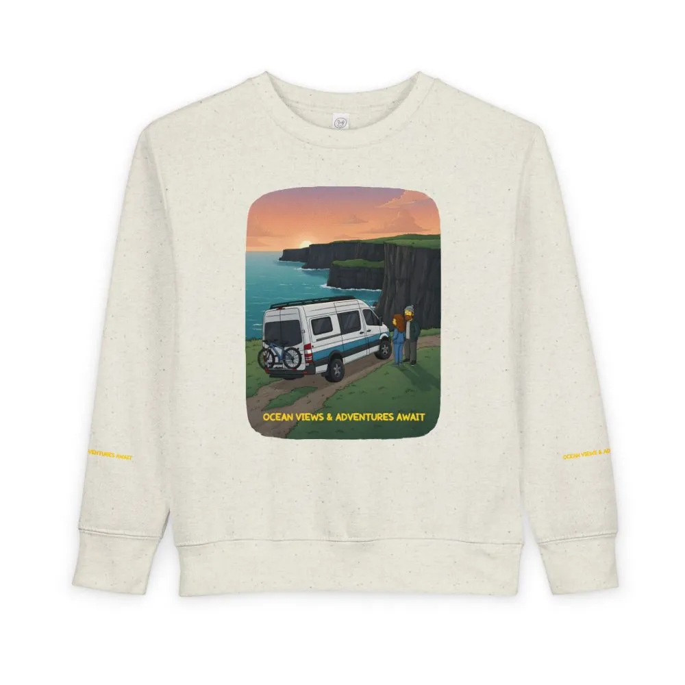 1202765412650945103_2048.jpeg Toddler Sweatshirt - "Ocean Views-Adventures Awaits" (Design Sitcom-Line)