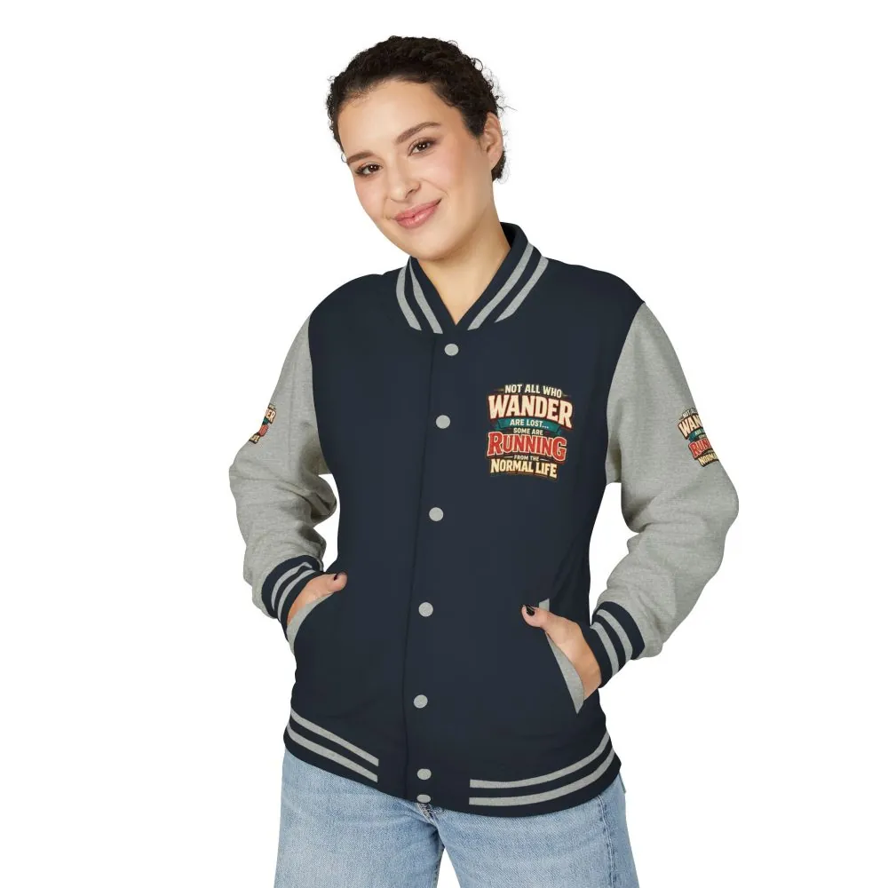 12371826358366404463_2048.jpeg Unisex Heavyweight Letterman Jacket — "Not All Who Wander Are Lost" Design F**K-Line