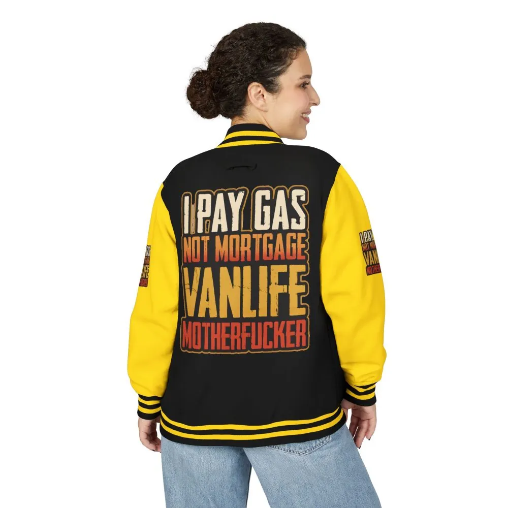 12829349136742396311_2048.jpeg Unisex Heavyweight Letterman Jacket — "I Pay Gas Not Mortgage" Design F**K-Line