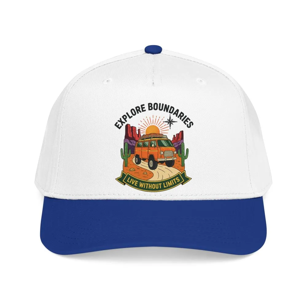 13171802158773579501_2048.jpeg Baseball Cap— "Eplore Boundaries-Live without limits" Mid Profile Baseball Hat