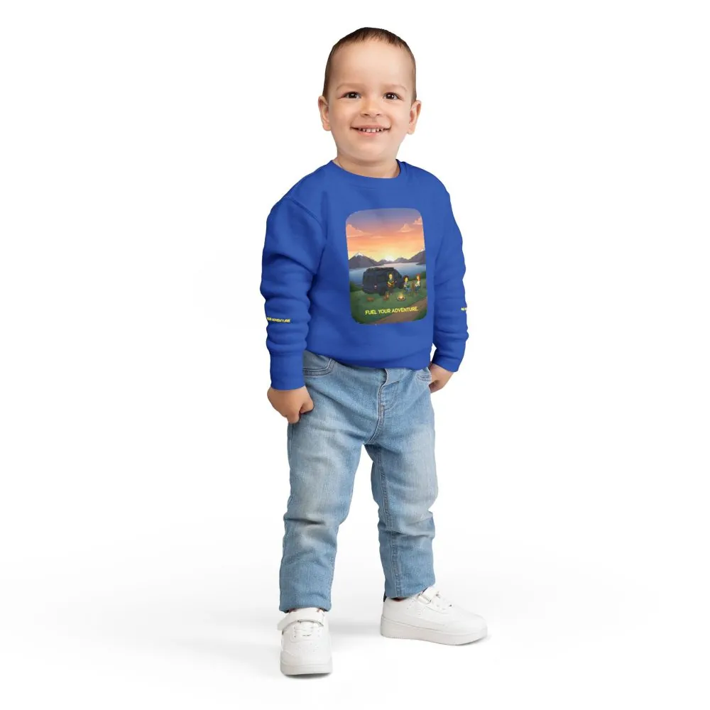 13997965653110885273_2048.jpeg Toddler Sweatshirt - "Fuel Your Adventure" (Design Sitcom-Line)
