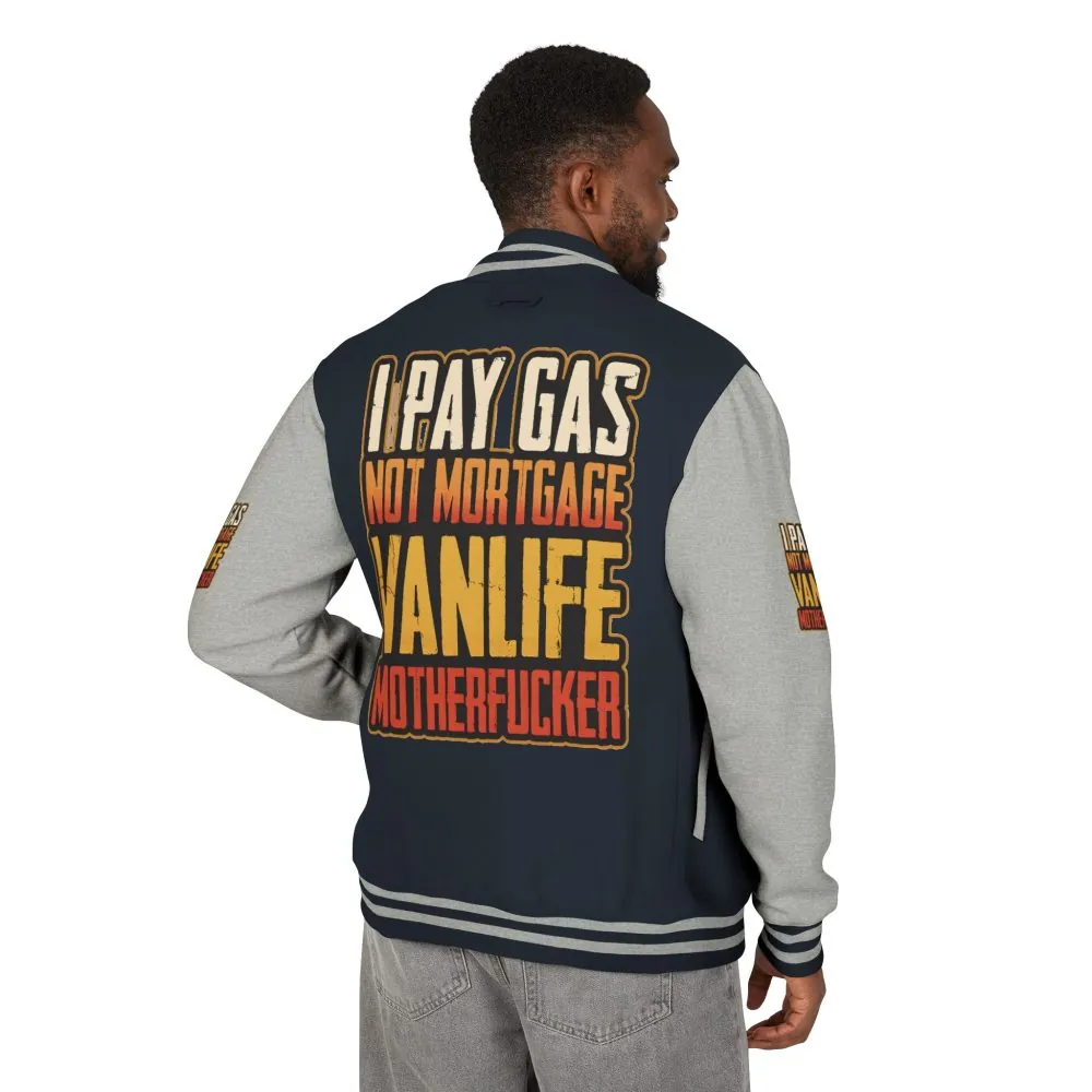 14148582532473761196_2048.jpeg Unisex Heavyweight Letterman Jacket — "I Pay Gas Not Mortgage" Design F**K-Line