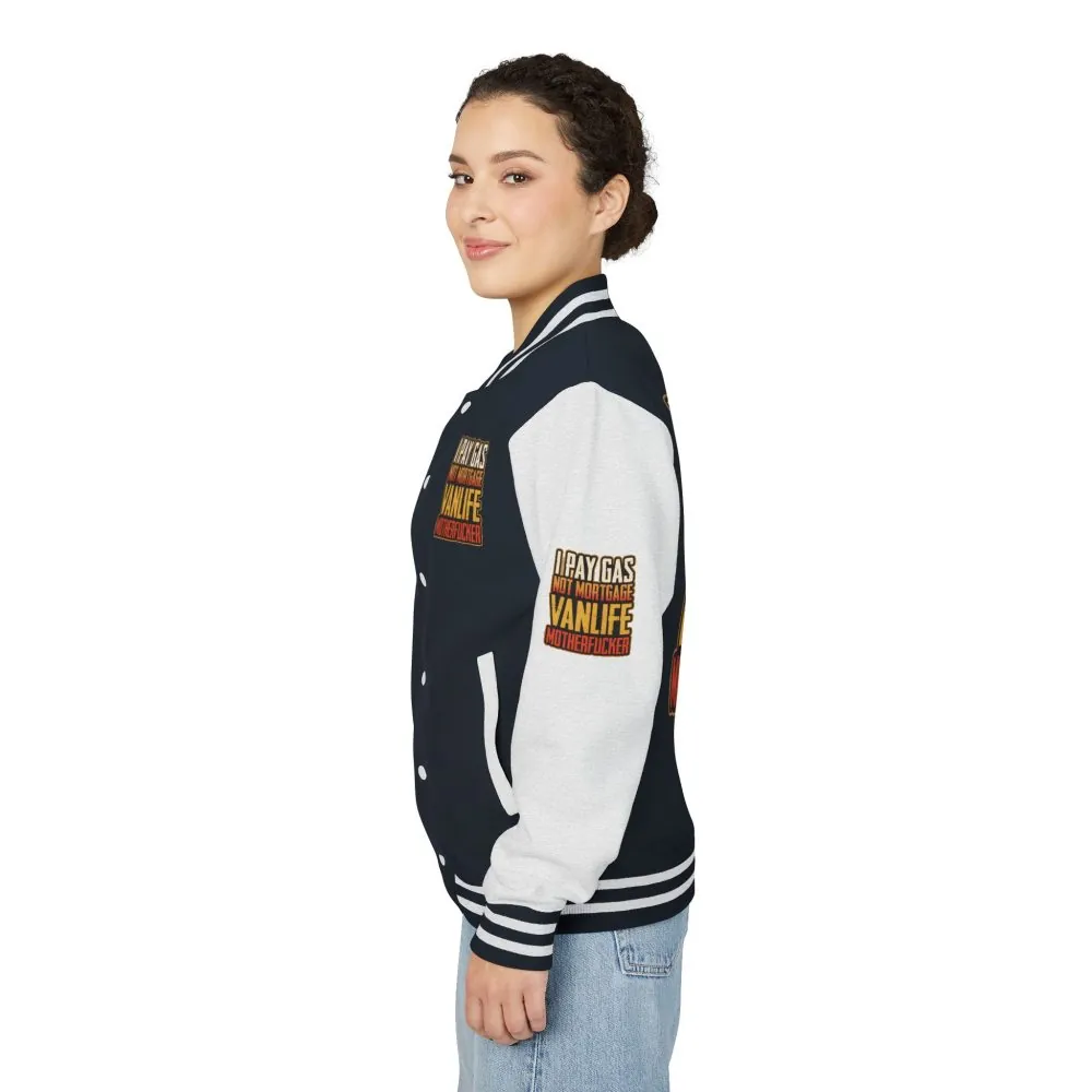 14450506491701580290_2048.jpeg Unisex Heavyweight Letterman Jacket — "I Pay Gas Not Mortgage" Design F**K-Line