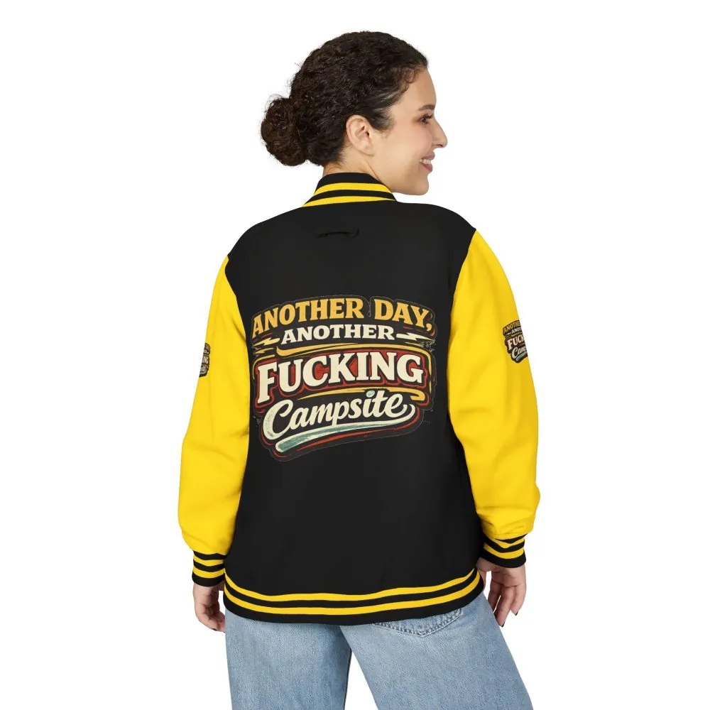 14631328638179239228_2048.jpeg Unisex Heavyweight Letterman Jacket — "Another Day" Design F**K-Line