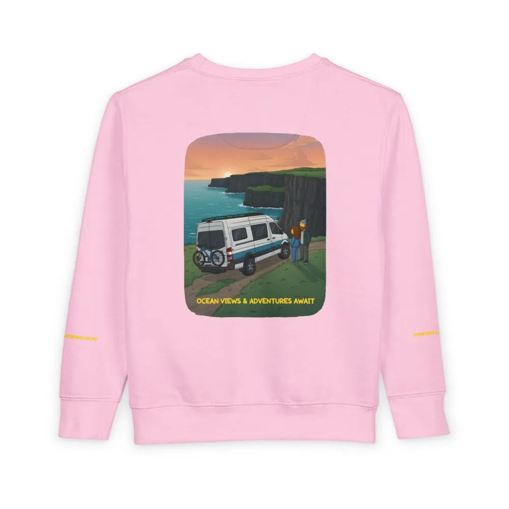 1464259507905388559_2048.jpeg Toddler Sweatshirt - "Ocean Views-Adventures Awaits" (Design Sitcom-Line)