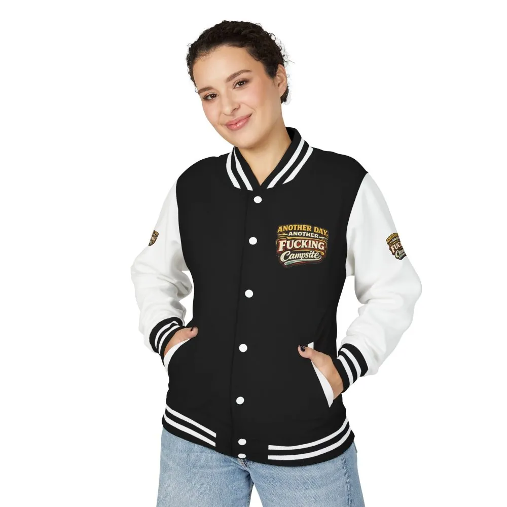 14920354306073872509_2048.jpeg Unisex Heavyweight Letterman Jacket — "Another Day" Design F**K-Line