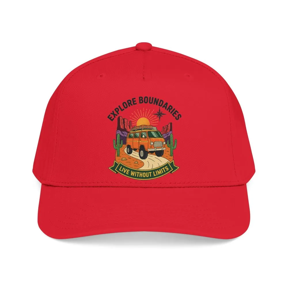 15524491413740544767_2048.jpeg Baseball Cap— "Eplore Boundaries-Live without limits" Mid Profile Baseball Hat