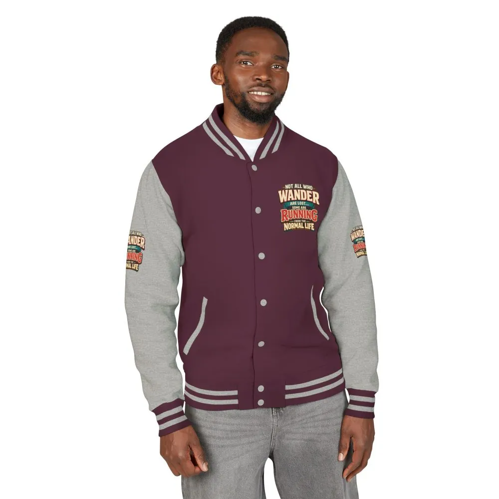 15945652542653199078_2048.jpeg Unisex Heavyweight Letterman Jacket — "Not All Who Wander Are Lost" Design F**K-Line