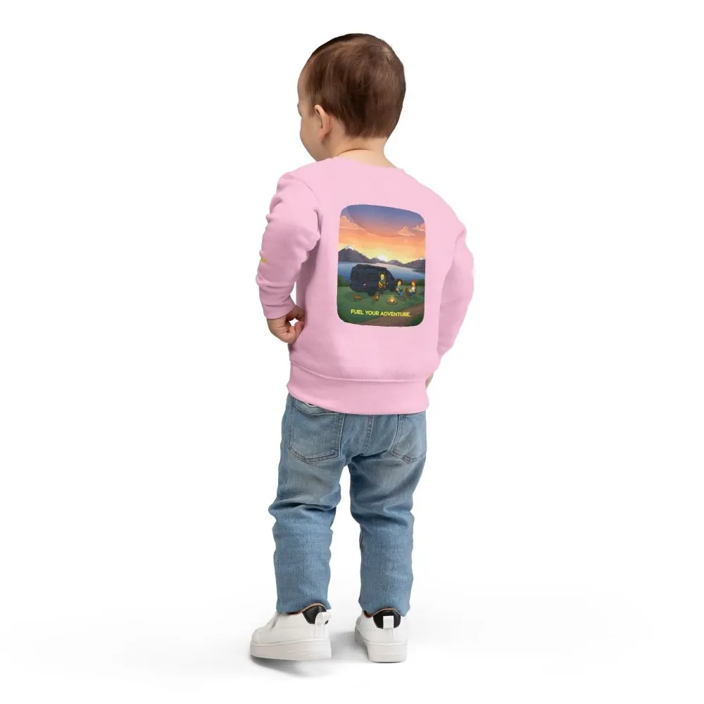 17745792995371580415_2048.jpeg Toddler Sweatshirt - "Fuel Your Adventure" (Design Sitcom-Line)