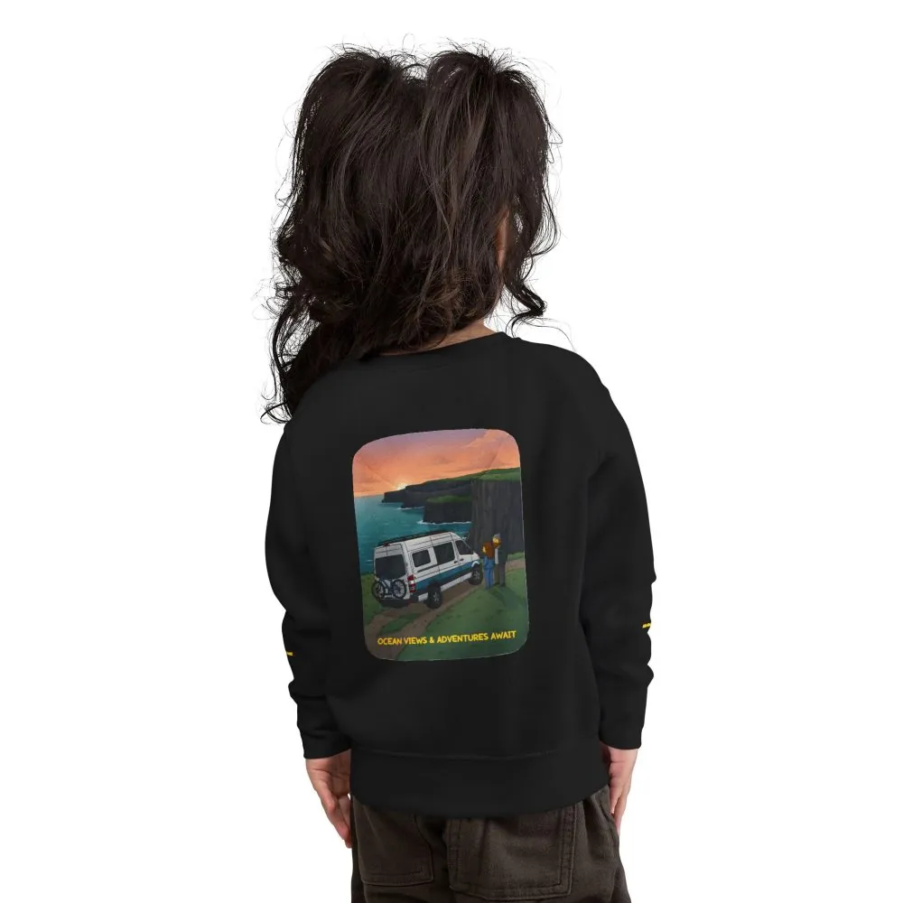 18080611973838242168_2048.jpeg Toddler Sweatshirt - "Ocean Views-Adventures Awaits" (Design Sitcom-Line)