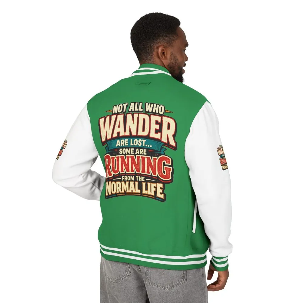 2213741400243119384_2048.jpeg Unisex Heavyweight Letterman Jacket — "Not All Who Wander Are Lost" Design F**K-Line