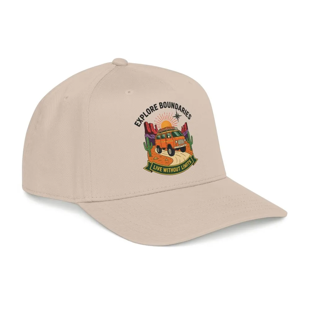 2513471627386725733_2048.jpeg Baseball Cap— "Eplore Boundaries-Live without limits" Mid Profile Baseball Hat