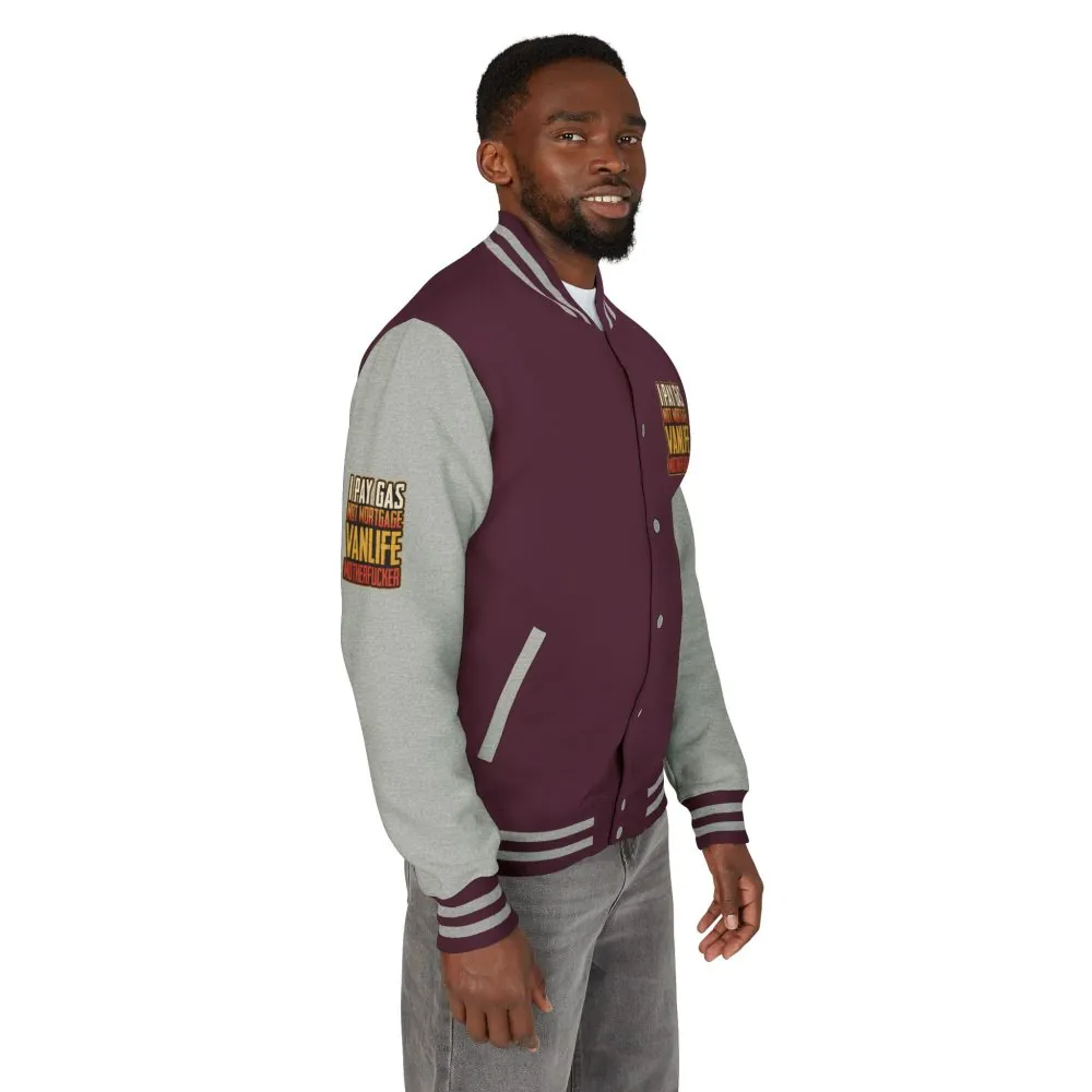 261683352169351561_2048.jpeg Unisex Heavyweight Letterman Jacket — "I Pay Gas Not Mortgage" Design F**K-Line