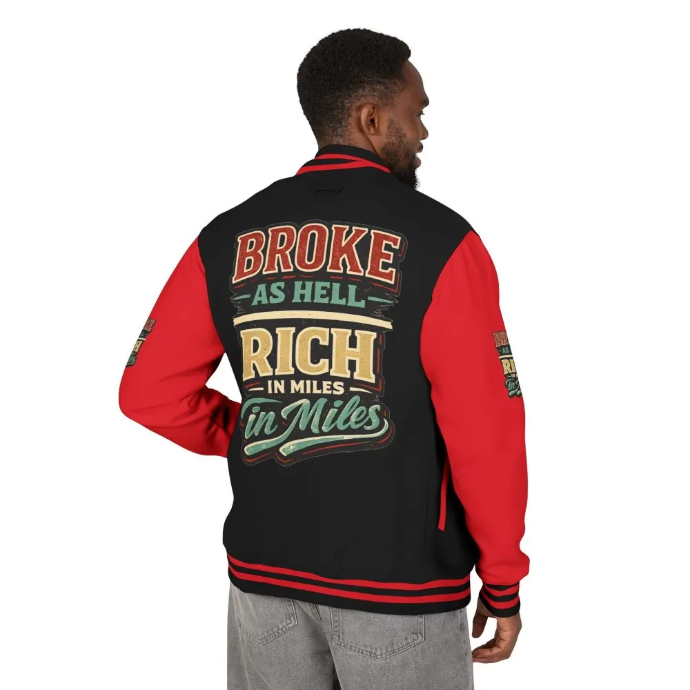 3232134082043573585_2048.jpeg Unisex Heavyweight Letterman Jacket — "Broke As Hell" Design F**K-Line