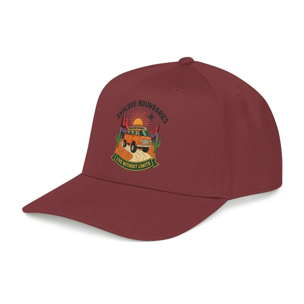 3524172937660781340_2048.jpeg Baseball Cap— "Eplore Boundaries-Live without limits" Mid Profile Baseball Hat
