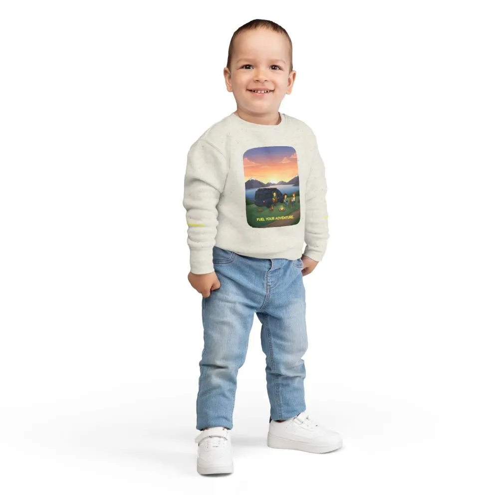 3549628081459029918_2048.jpeg Toddler Sweatshirt - "Fuel Your Adventure" (Design Sitcom-Line)