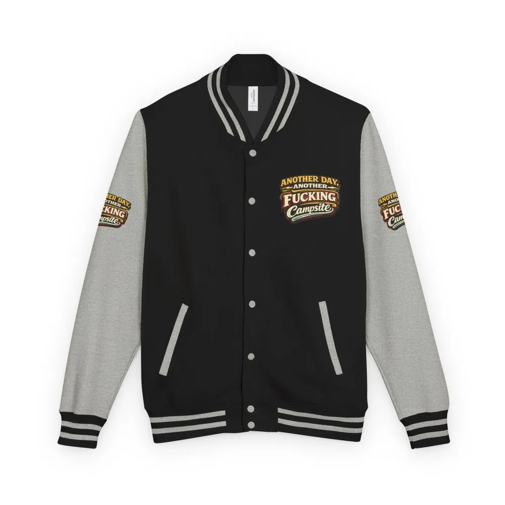 3812082381055219526_2048.jpeg Unisex Heavyweight Letterman Jacket — "Another Day" Design F**K-Line