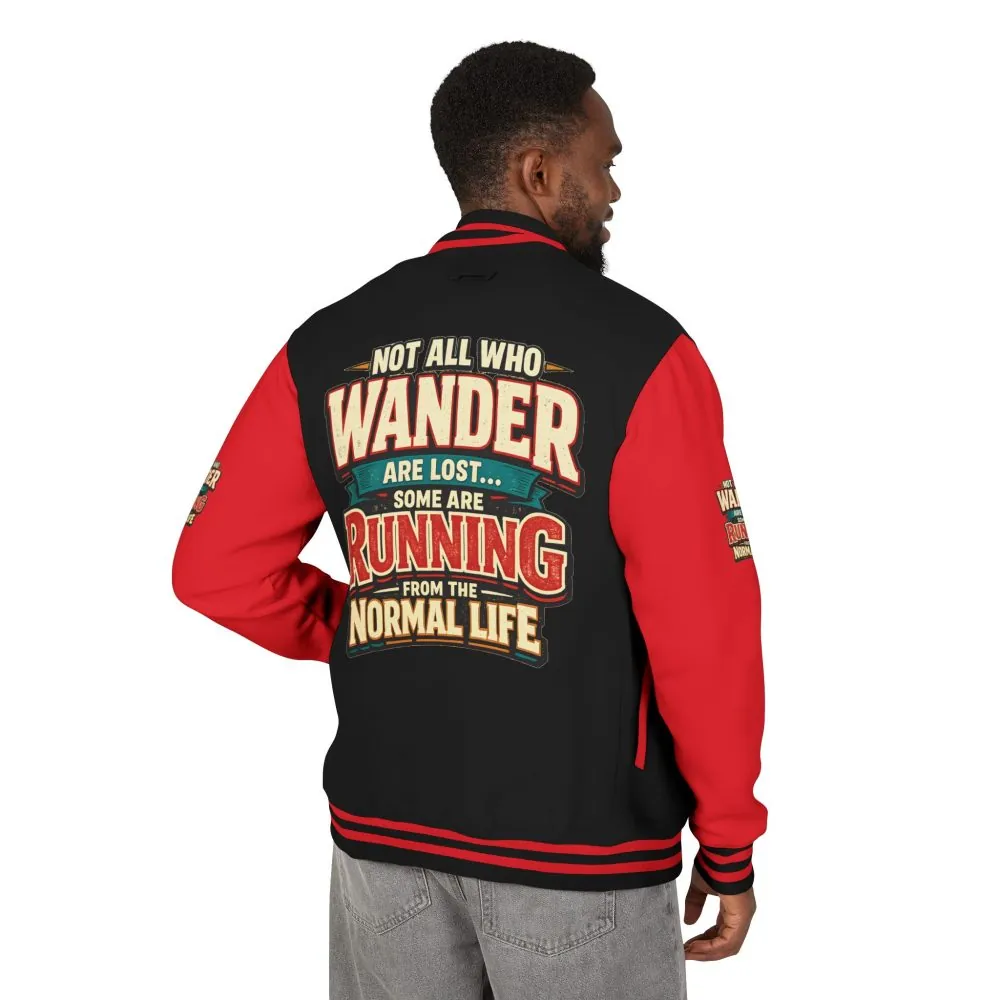 3960773440857165138_2048.jpeg Unisex Heavyweight Letterman Jacket — "Not All Who Wander Are Lost" Design F**K-Line