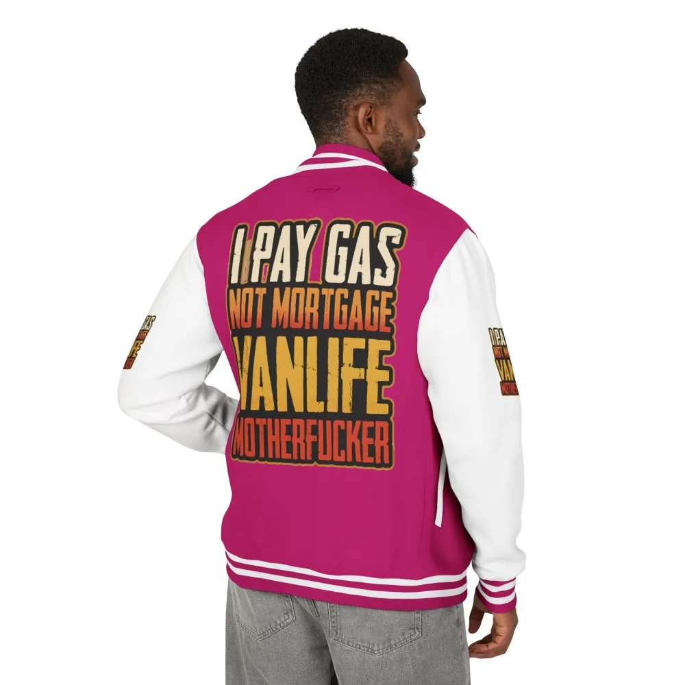 4082687464603294566_2048.jpeg Unisex Heavyweight Letterman Jacket — "I Pay Gas Not Mortgage" Design F**K-Line