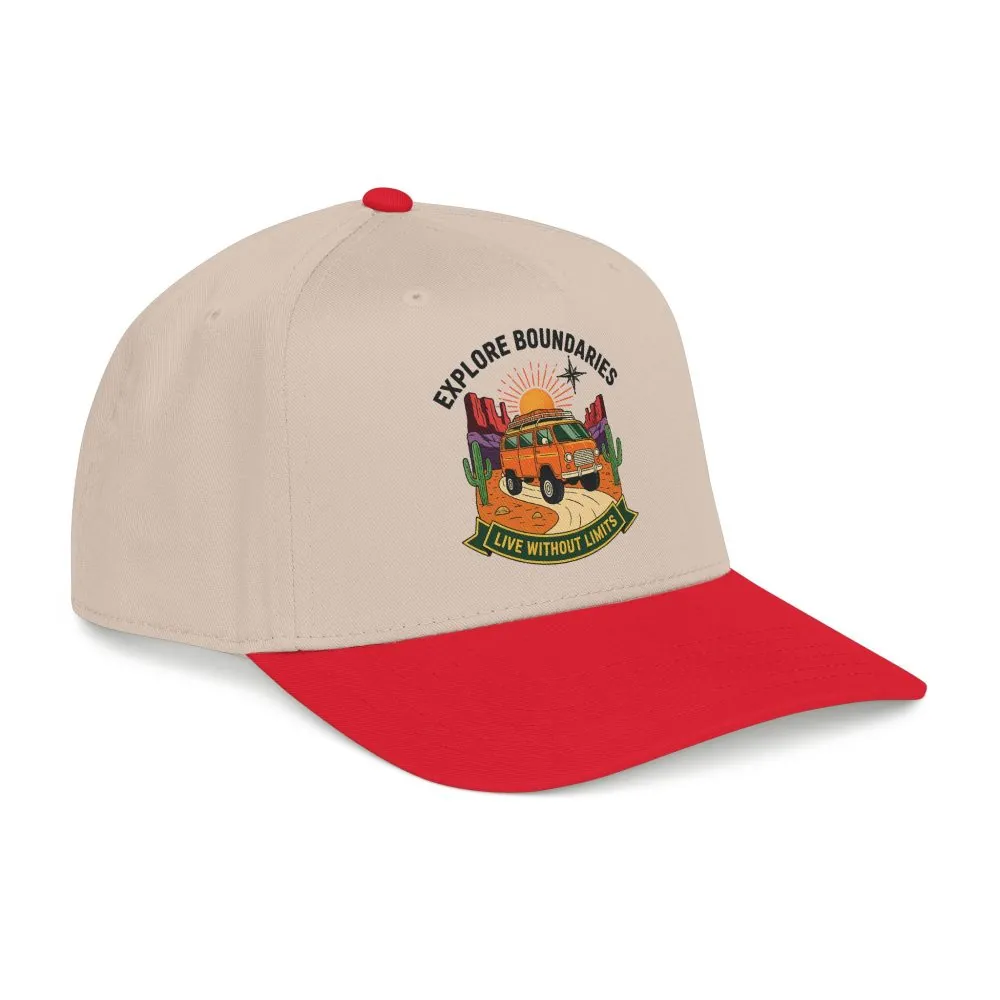 4745747214546206449_2048.jpeg Baseball Cap— "Eplore Boundaries-Live without limits" Mid Profile Baseball Hat