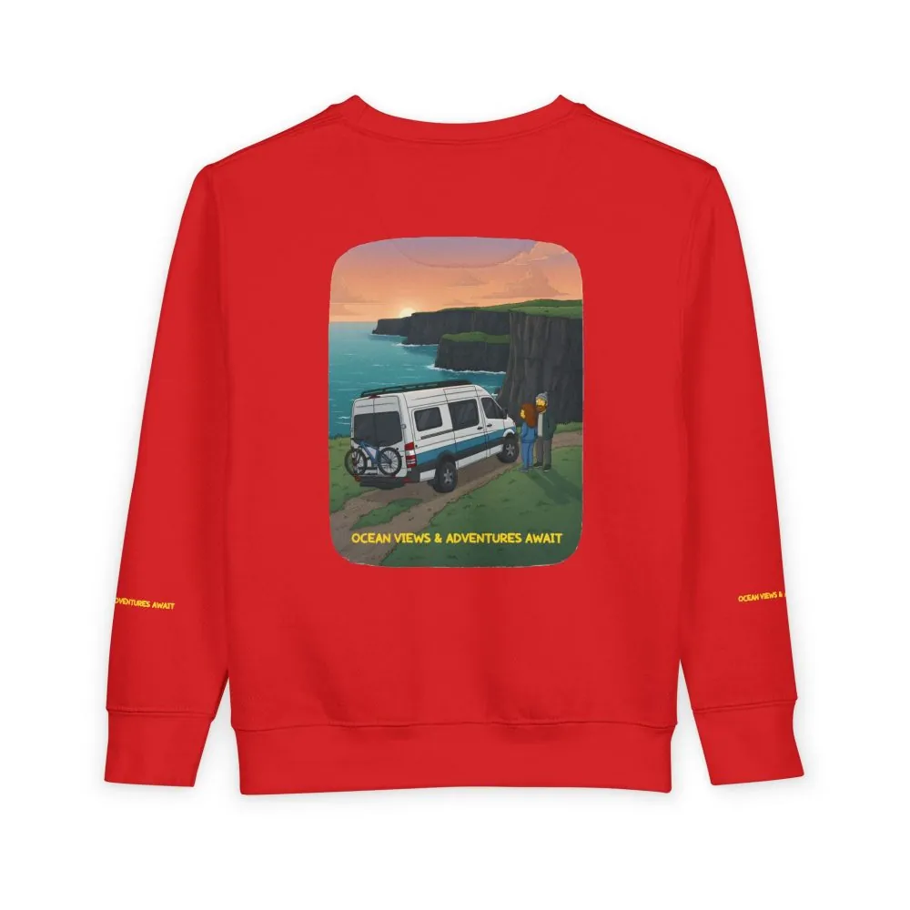 4924449685198301472_2048.jpeg Toddler Sweatshirt - "Ocean Views-Adventures Awaits" (Design Sitcom-Line)