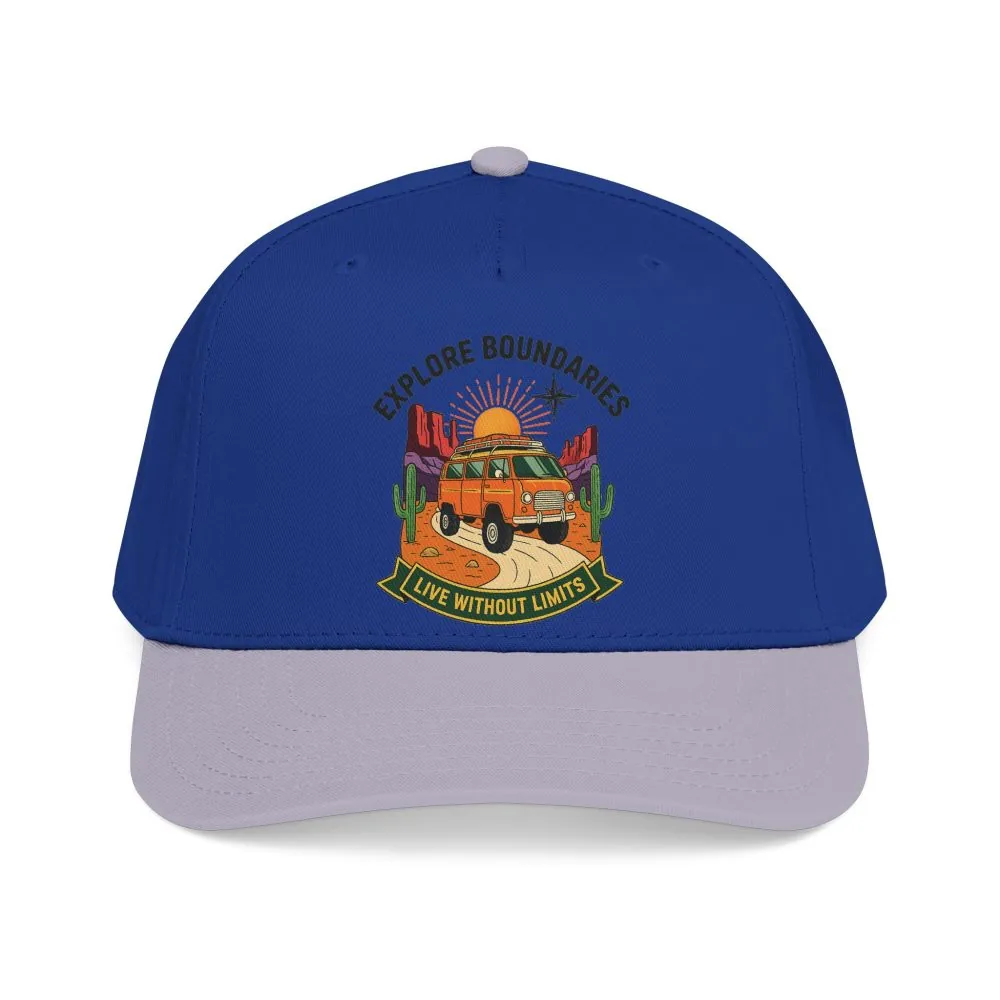 5473530772401693925_2048.jpeg Baseball Cap— "Eplore Boundaries-Live without limits" Mid Profile Baseball Hat