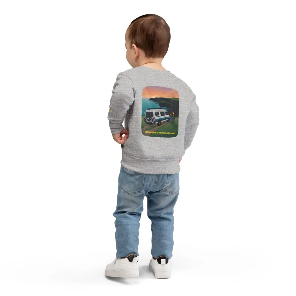 66257481715348485_2048.jpeg Toddler Sweatshirt - "Ocean Views-Adventures Awaits" (Design Sitcom-Line)