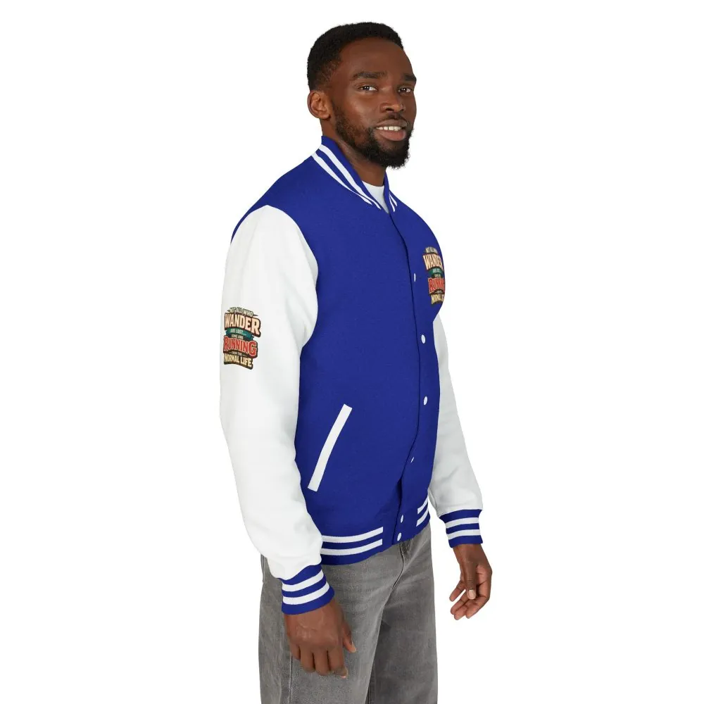 7023605193491156267_2048.jpeg Unisex Heavyweight Letterman Jacket — "Not All Who Wander Are Lost" Design F**K-Line