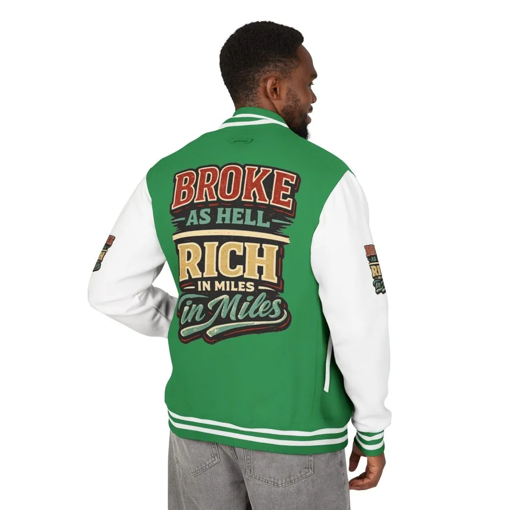 7418598743416917756_2048.jpeg Unisex Heavyweight Letterman Jacket — "Broke As Hell" Design F**K-Line