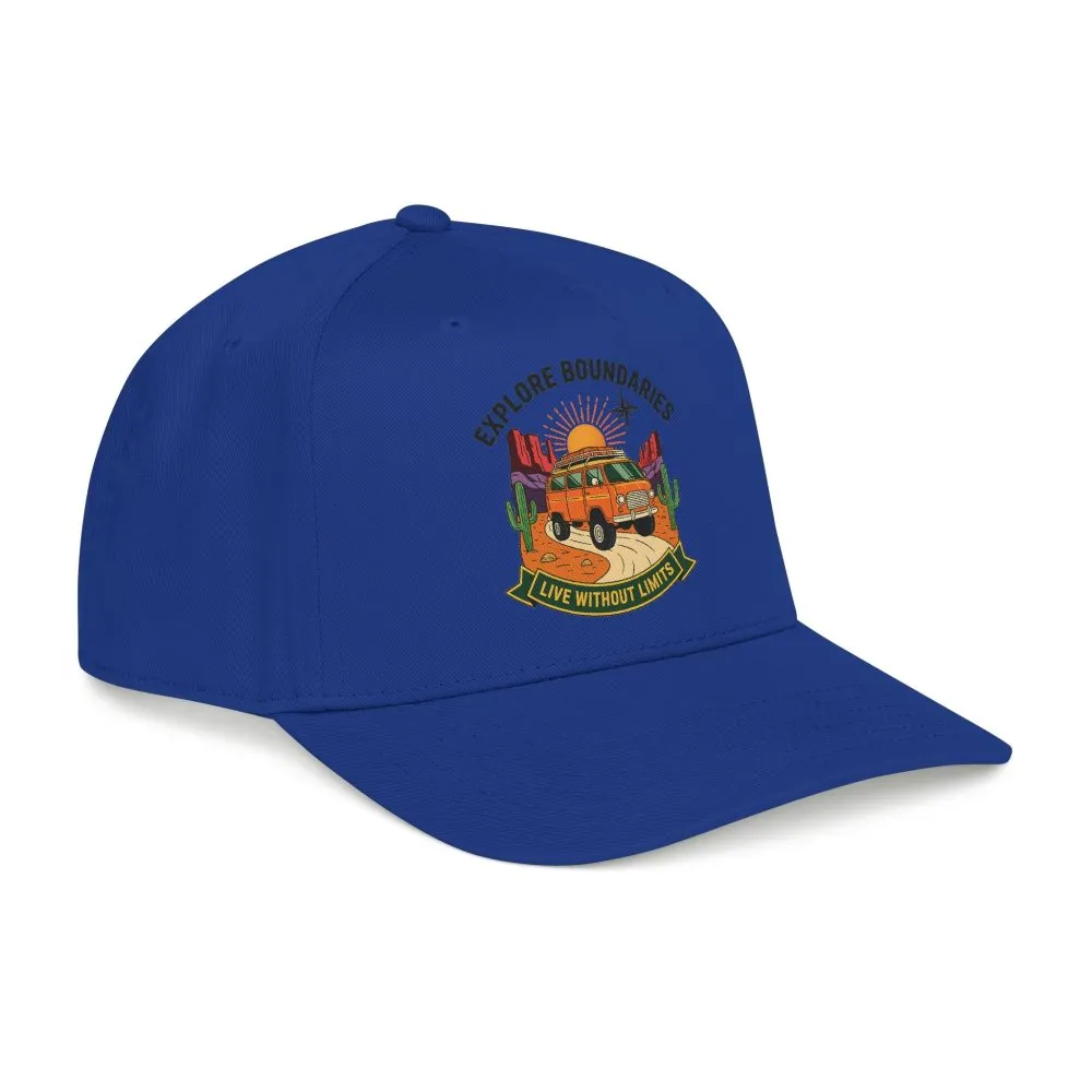 7649651532691024297_2048.jpeg Baseball Cap— "Eplore Boundaries-Live without limits" Mid Profile Baseball Hat