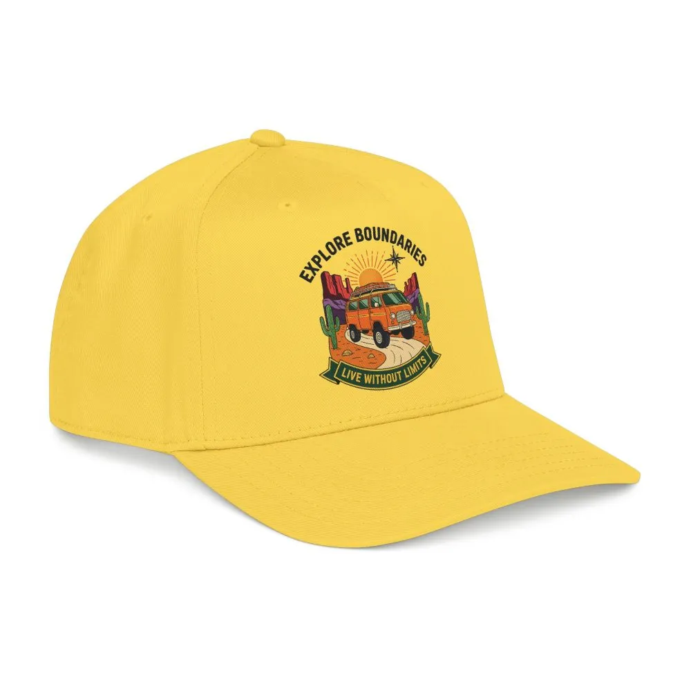 8845063656460085650_2048.jpeg Baseball Cap— "Eplore Boundaries-Live without limits" Mid Profile Baseball Hat