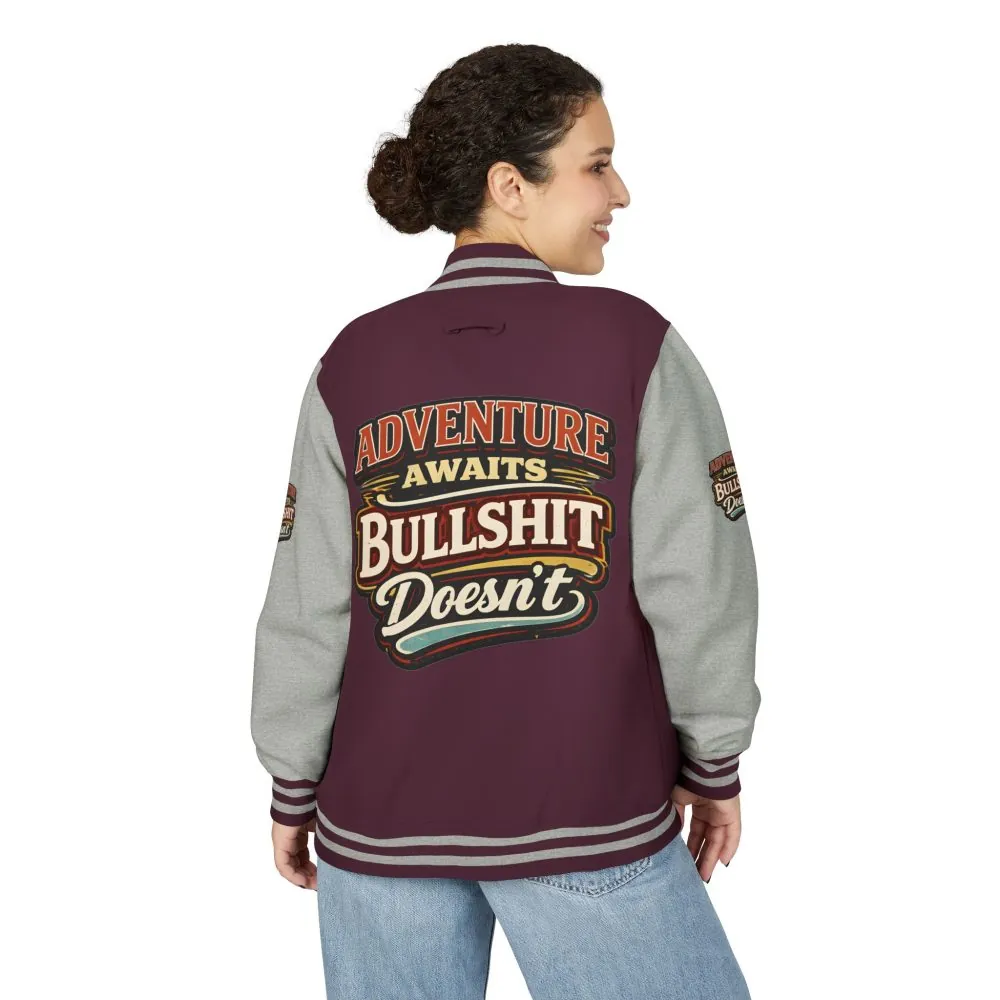 8948217259558682426_2048.jpeg Unisex Heavyweight Letterman Jacket — "Adventure Awaits" Design F**K-Line