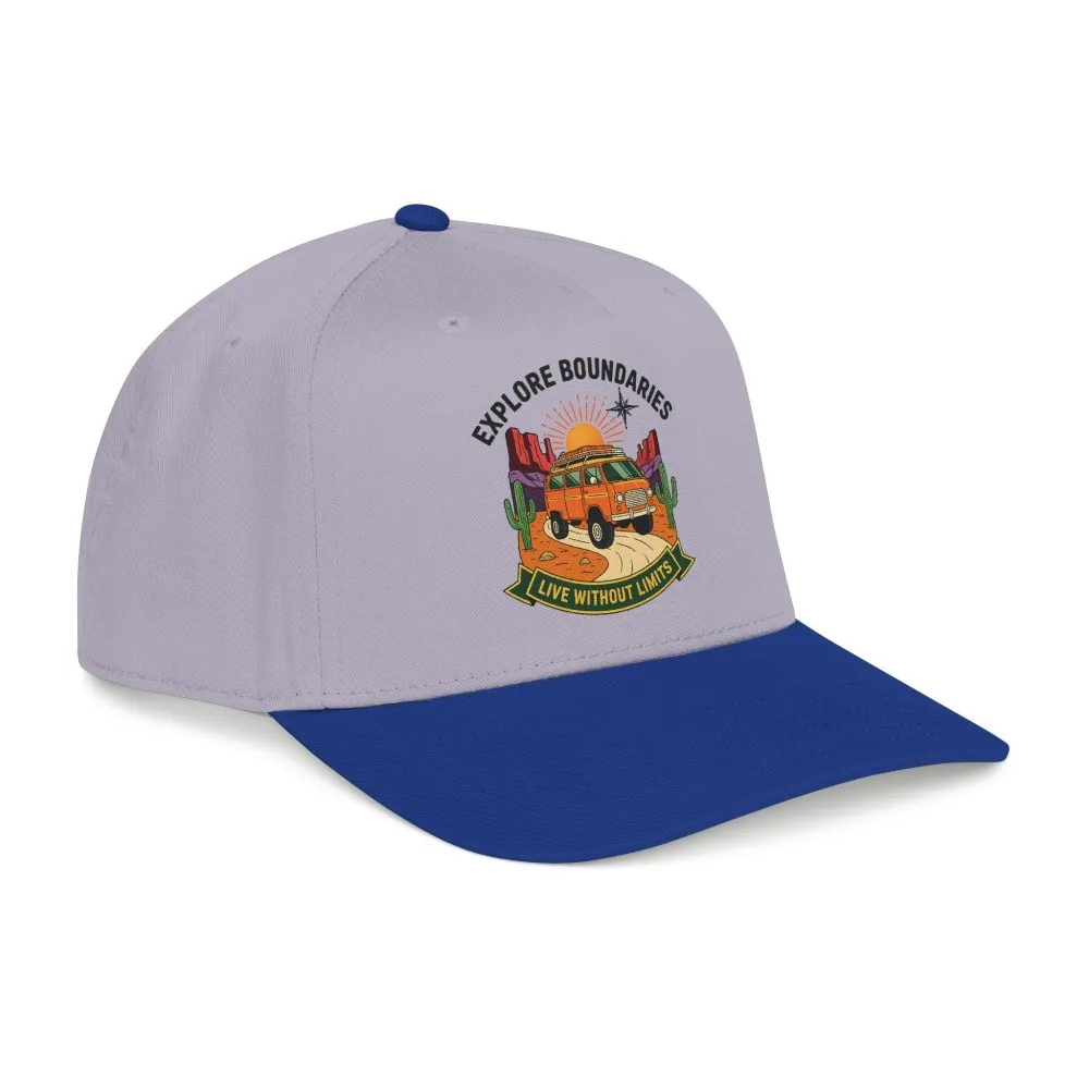 9280752210141635680_2048.jpeg Baseball Cap— "Eplore Boundaries-Live without limits" Mid Profile Baseball Hat