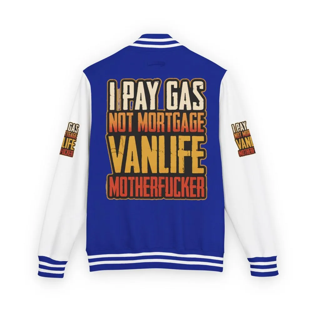 9970190456439681186_2048.jpeg Unisex Heavyweight Letterman Jacket — "I Pay Gas Not Mortgage" Design F**K-Line