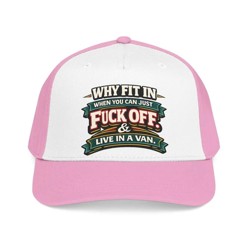 Baseball Cap - "Why Fit In" Design F**K-Line