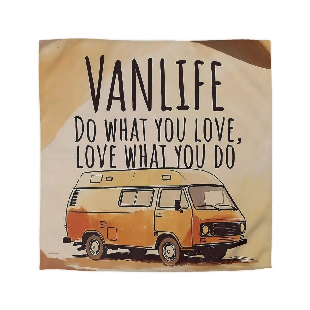 10058555602214784873_2048.jpeg Duvet Cover – "Do What You Love, Love What You Do" Camper Comforter