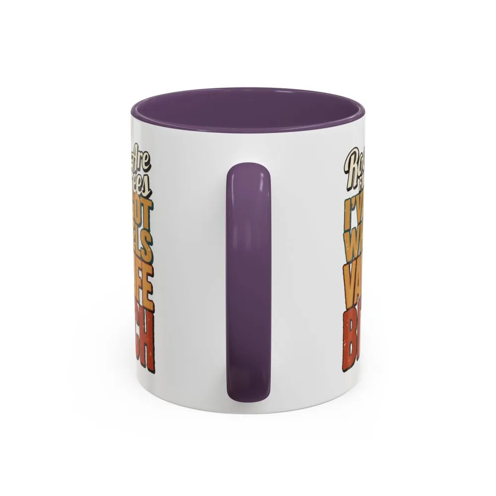 Accent Coffee Mug (11, 15oz) — "Roots Are For Trees" Design F**K-Line