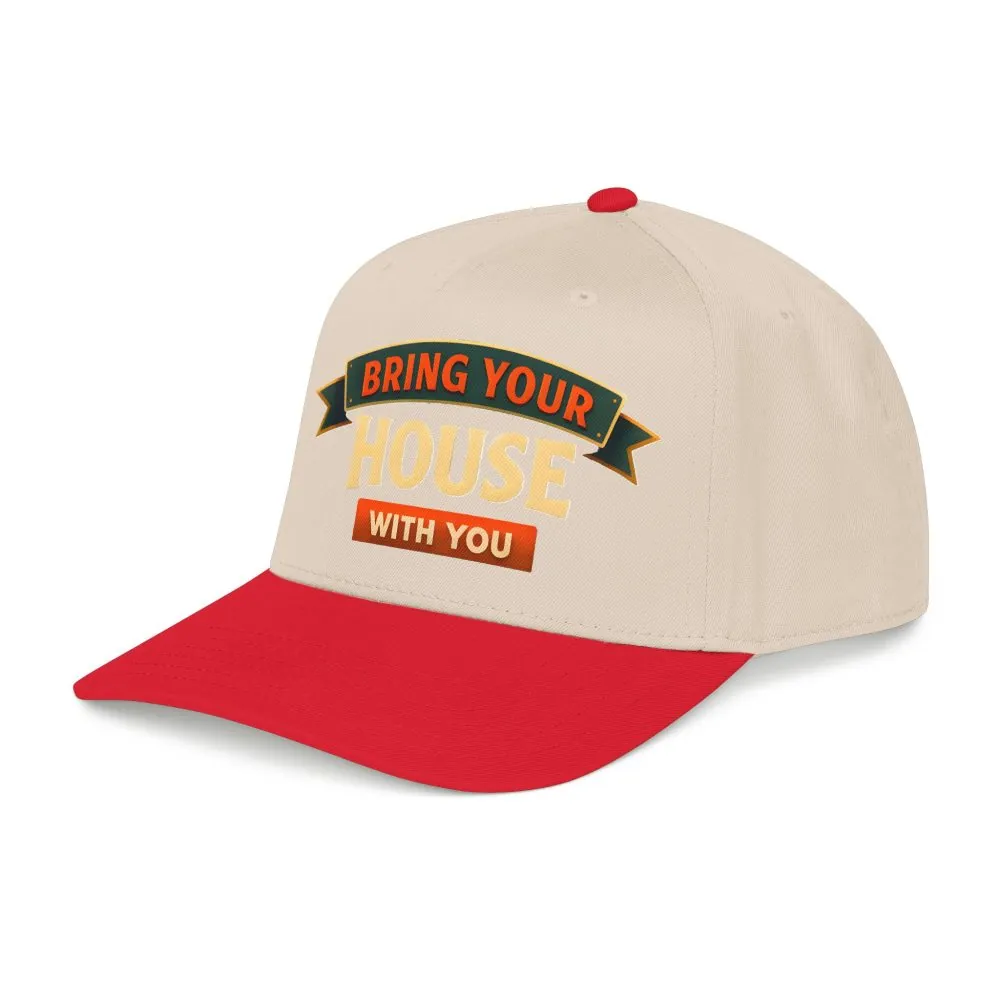 Baseball Cap - "Bring Your House With You" Design Scenic-Line