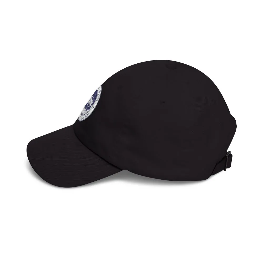 Dad Cap - "Adventure Awaits-Go Where You Feel Most Alive" Vintage National Park Stamp Hat