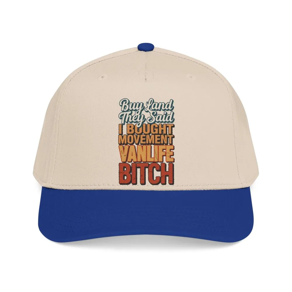 Baseball Cap - "Buy Land They Said" Design F**K-Line