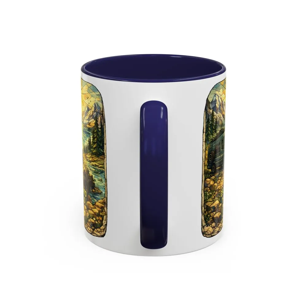 10139648007415951857_2048.jpeg Accent Coffee Mug (11, 15oz) — "Escape Into The Wild" Design Cubic-Line