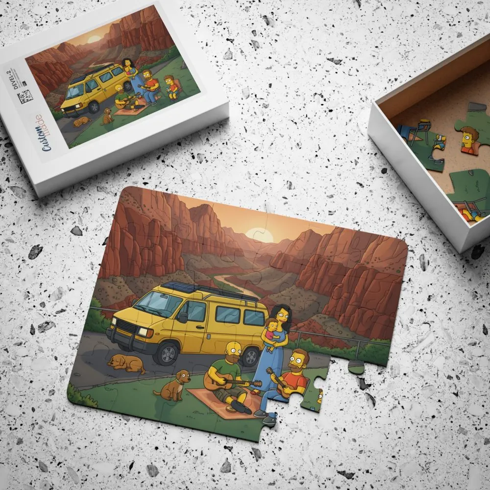 10159743842590283785_2048.jpeg Kids' 30‑Piece Camping Puzzle — Family Camper Road Trip