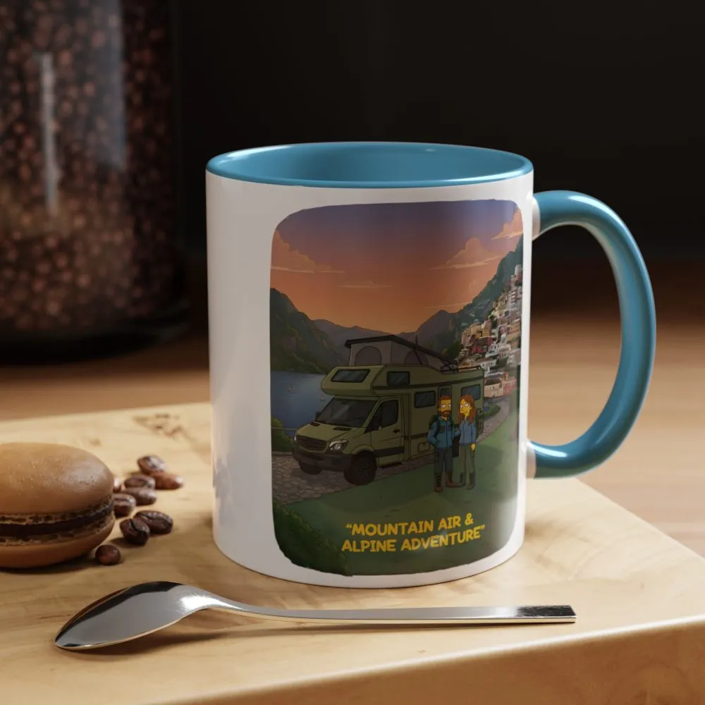 10170414623275384254_2048.jpeg Accent Coffee Mug (11, 15oz) — "Mountain Air And Alpine Adventure"" Design Sitcom-Line