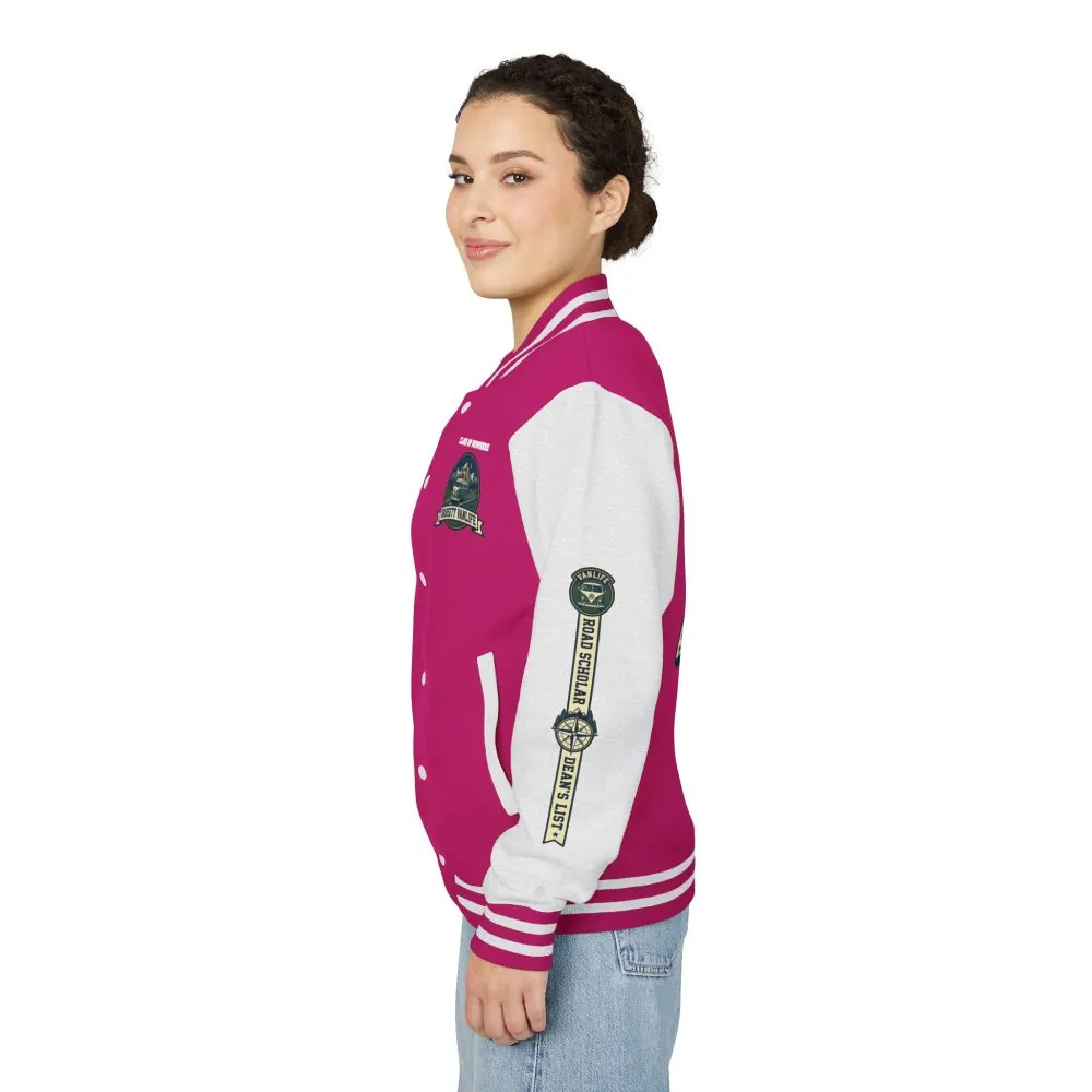 10224014161372980578_2048.jpeg Unisex Heavyweight Letterman Jacket (Awdis) —"Adventure Academy" Road Trip Team Varsity Jacket